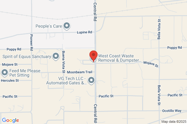 West coast waste removal and dumpster rentals