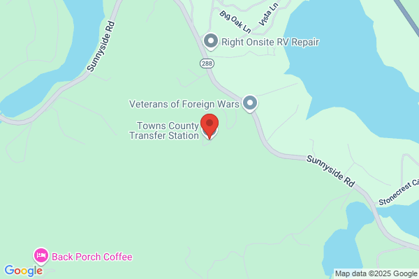Towns County Government, Transfer Station