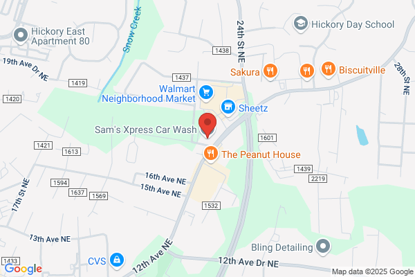 Sam's Xpress® Car Wash - Hickory