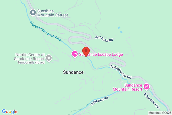 Mountain Cabins Utah • Treehouse on The Stream • Sundance, UT