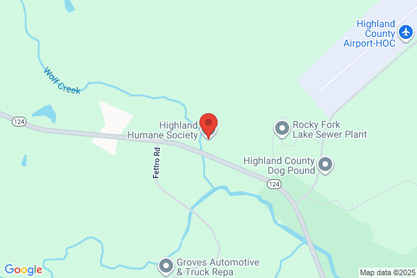 Highland County Humane Society, Animal Shelter