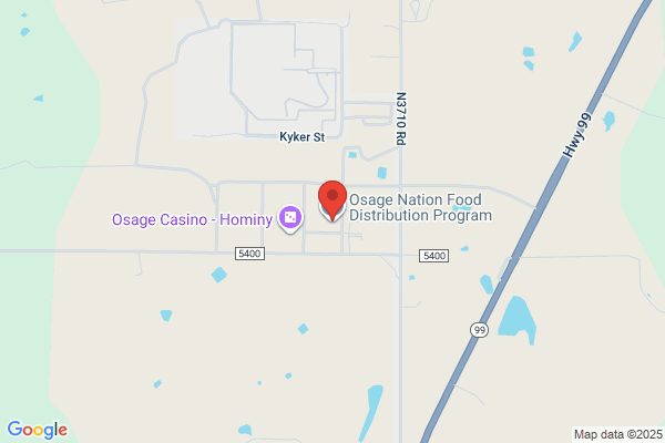 Osage Nation, Food Distribution