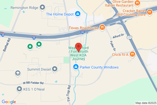 Weatherford / Fort Worth West KOA Journey