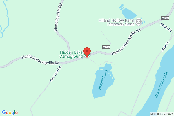 Hidden New Lake Camp Ground the