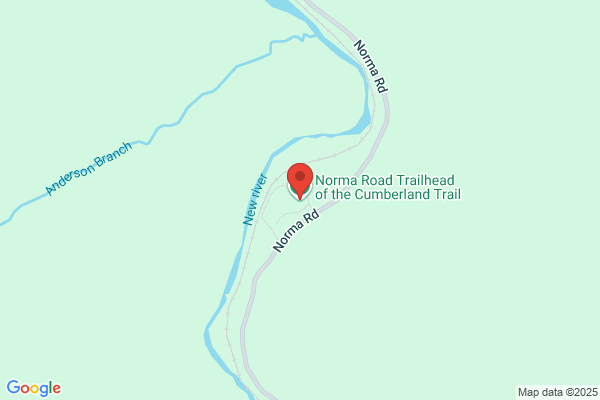 Norma Road Trailhead of the Cumberland Trail