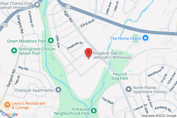 Chillum Maryland Congregation of Jehovahs Witnessess