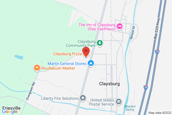 Claysburg Pizza Shop