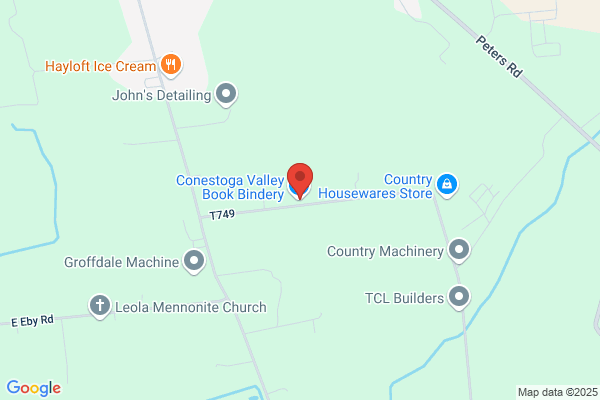 Conestoga Valley Book Bindery
