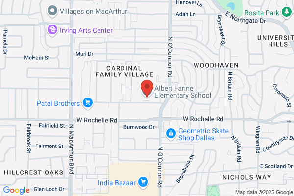Irving Independent School District, Elementary Schools, Farine Albert