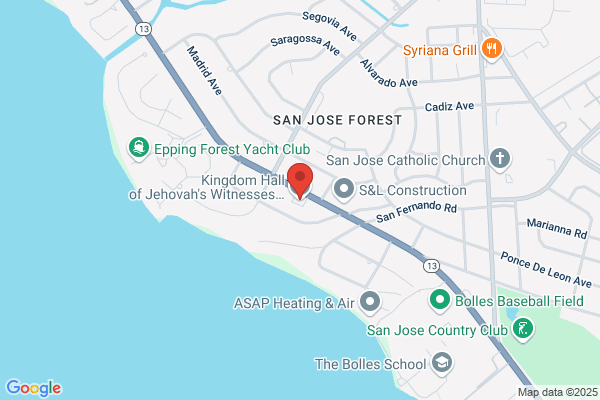 Jehovahs Witness San Jose Kingdom Hall