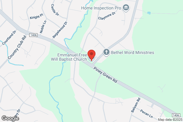 Emmanuel Free Will Baptist Church, Church