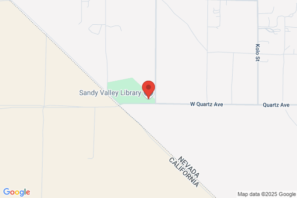 Las-Vegas Clark County Library District, Outlying Libraries, Sandy Valley Library