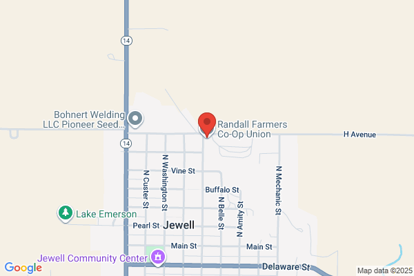 Randall Farmers Co-Op Union Jewell Branch