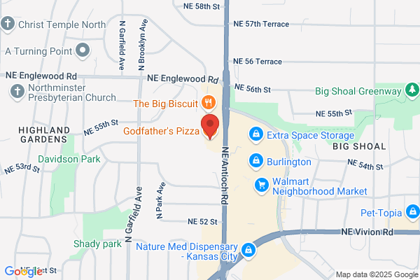 Godfathers Pizza, Missouri Locations