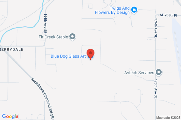 Blue Dog Glass Art Inc
