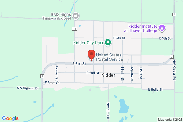 United States Government, Post Offices, Kidder