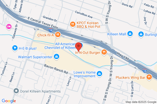All American Chevrolet of Killeen Parts Center