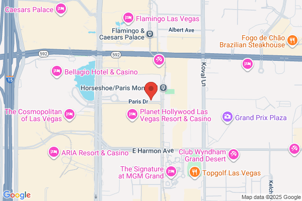 Rideshare Lot at Paris Las Vegas
