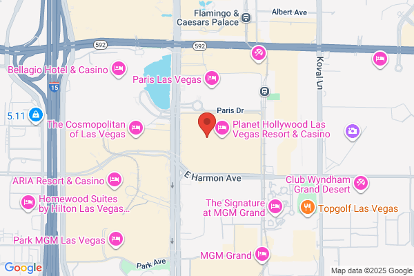 Rideshare Lot at Planet Hollywood Las Vegas Resort & Casino
