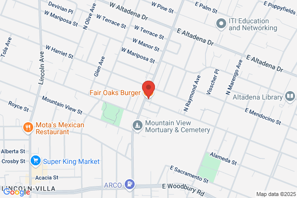 Fair Oaks Burger
