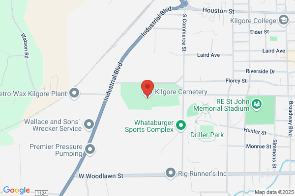 Kilgore City of, Cemetery Office Memorial