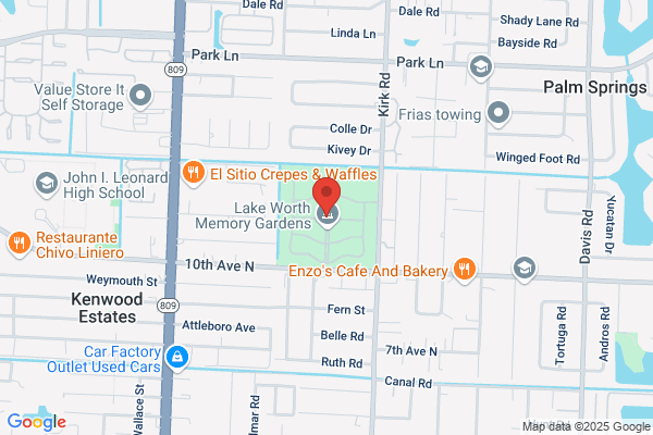 Lake Worth Memory Gardens Sales