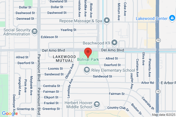 Lakewood City of, Parks, Bolivar Park