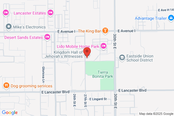 Rosamond Congregation of Jehovahs Witnesses-Lancaster Californi