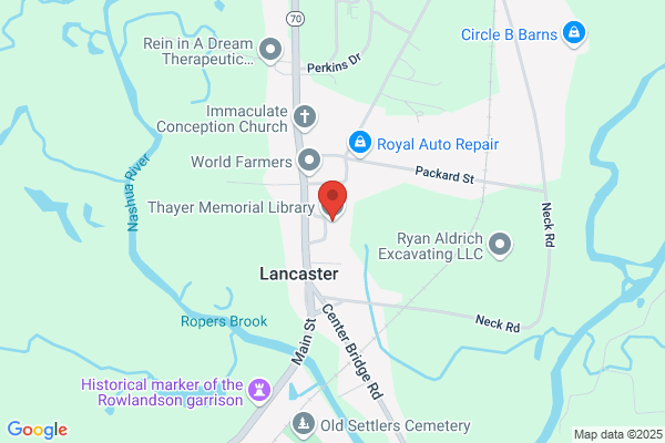 Lancaster Town of, Thayer Memorial Library