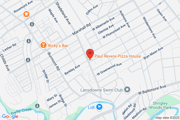 Paul Revere Pizza