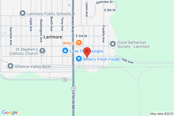 United States Government, Postal Service, Post Office, Larimore