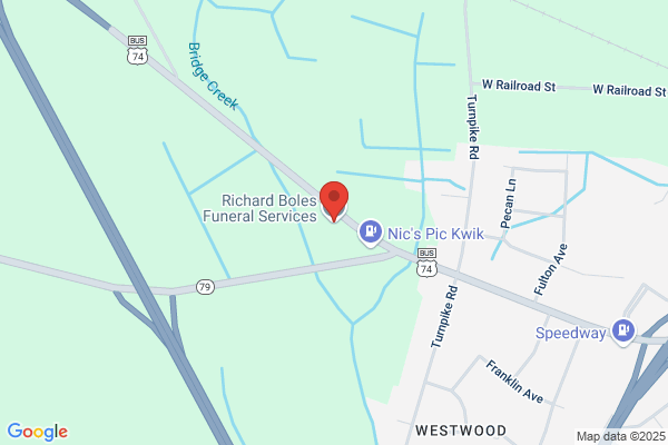 Richard Boles Funeral Service