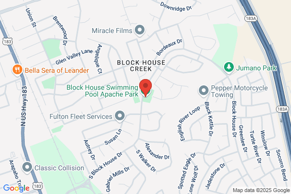 Block House Swimming Pool Apache Park