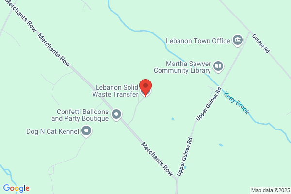 Lebanon Town of, Solid Waste Transfer