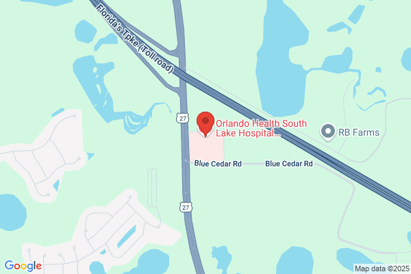Orlando Health South Lake Hospital Emergency Room - Blue Cedar