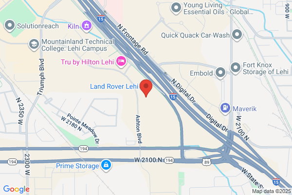 Service Department at Land Rover Lehi