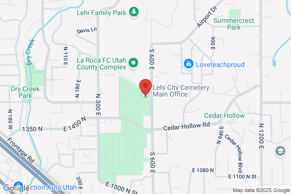 Lehi City, Cemetery