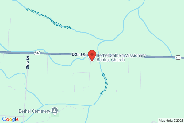 Bethel Colbert Baptist Church, Church