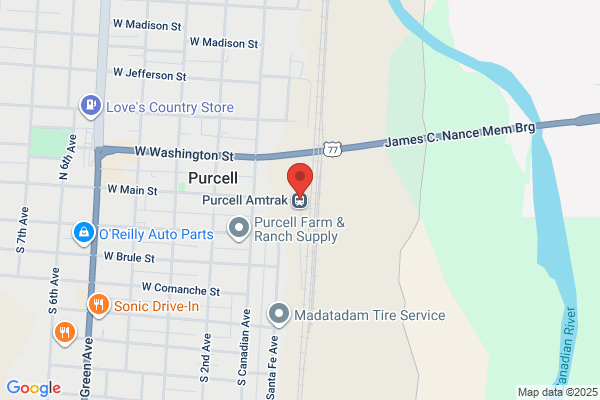 City of Purcell Train Station