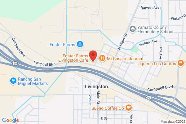 Foster Poultry Farms, Restaurant