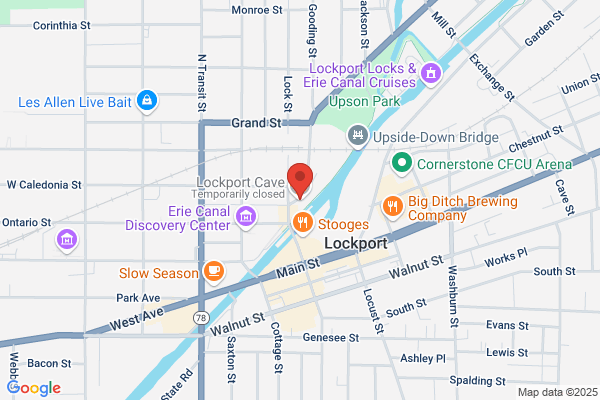 Lockport Cave on the Erie Canal