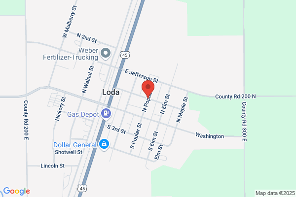 Loda Village Hall Water Department