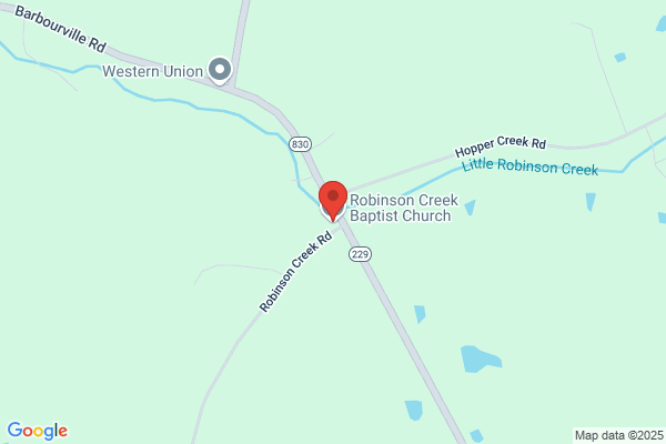 Robinson Creek Baptist Church