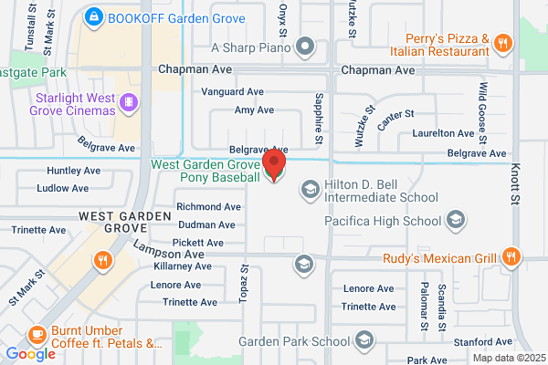 West Garden Grove Little League Snack Bar