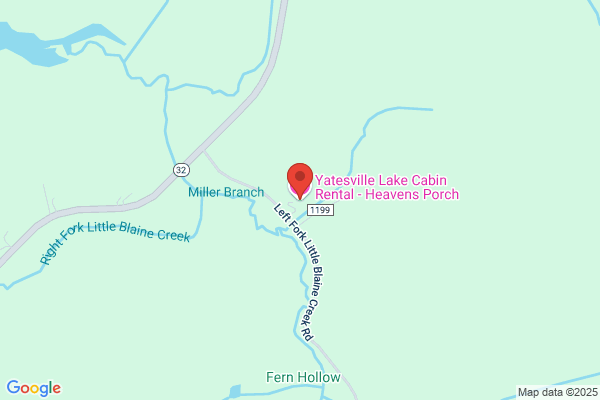 Yatesville Lake Cabin Rental - Heavens Porch