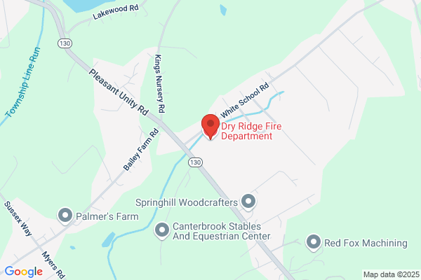 Dryridge Fire Department Social Hall