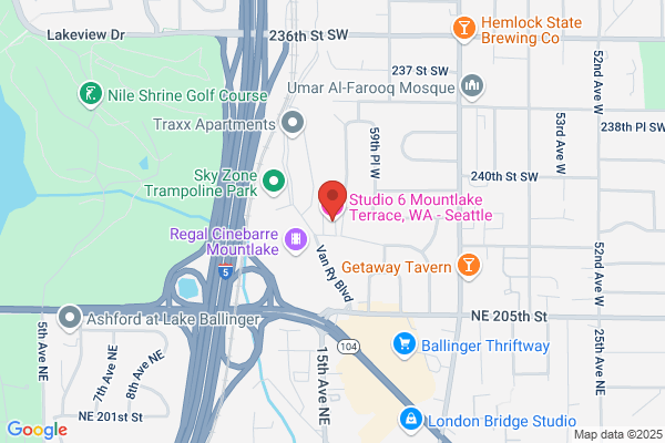 Studio 6 Seattle - Mountlake Terrace