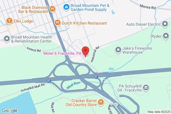 Motel 6 Frackville PA