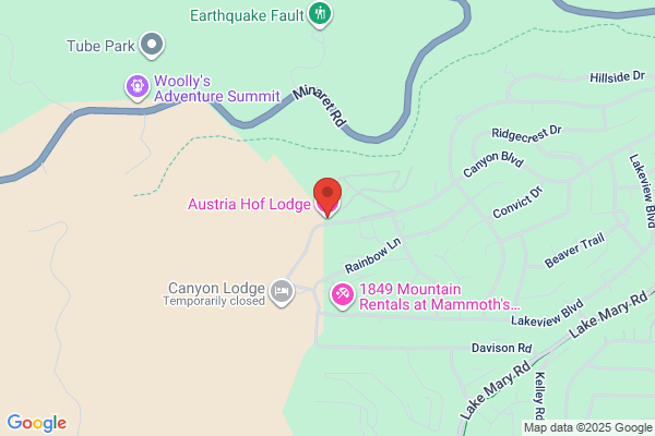 Austria Hof & Mammoth Lake Lodging