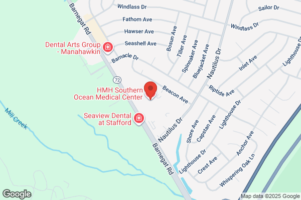 Southern Ocean County Hospital, Other Hospital Departments